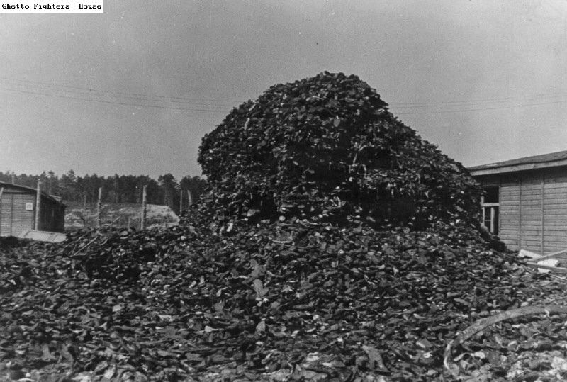 Shoes piled high at Stuffhof
